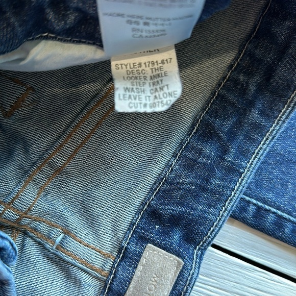 MOTHER DENIM The Looker Ankle Step Fray Can't Leave It Alone size 28 - Picture 9 of 10